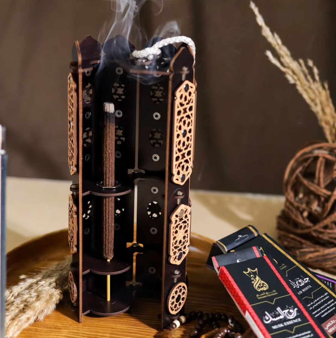 Arabian Wood Large Holder